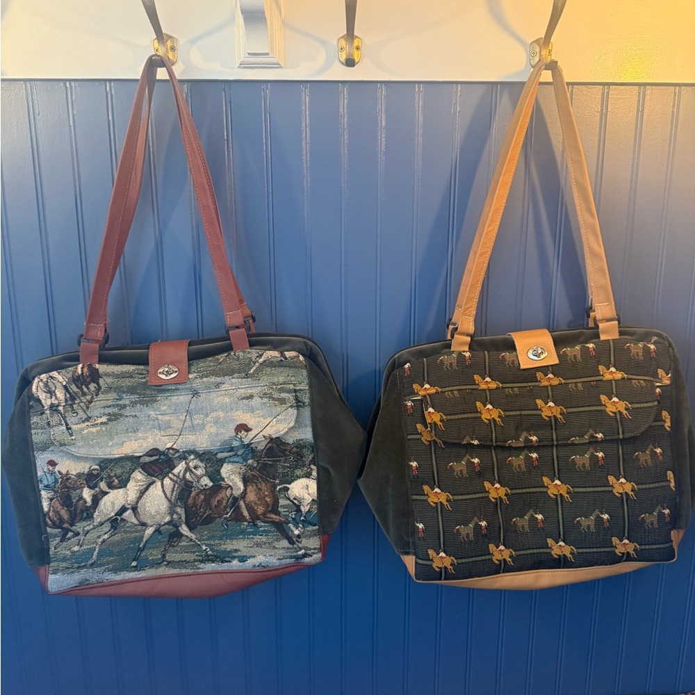 COPY - Equestrian Themed Tote Bag Set